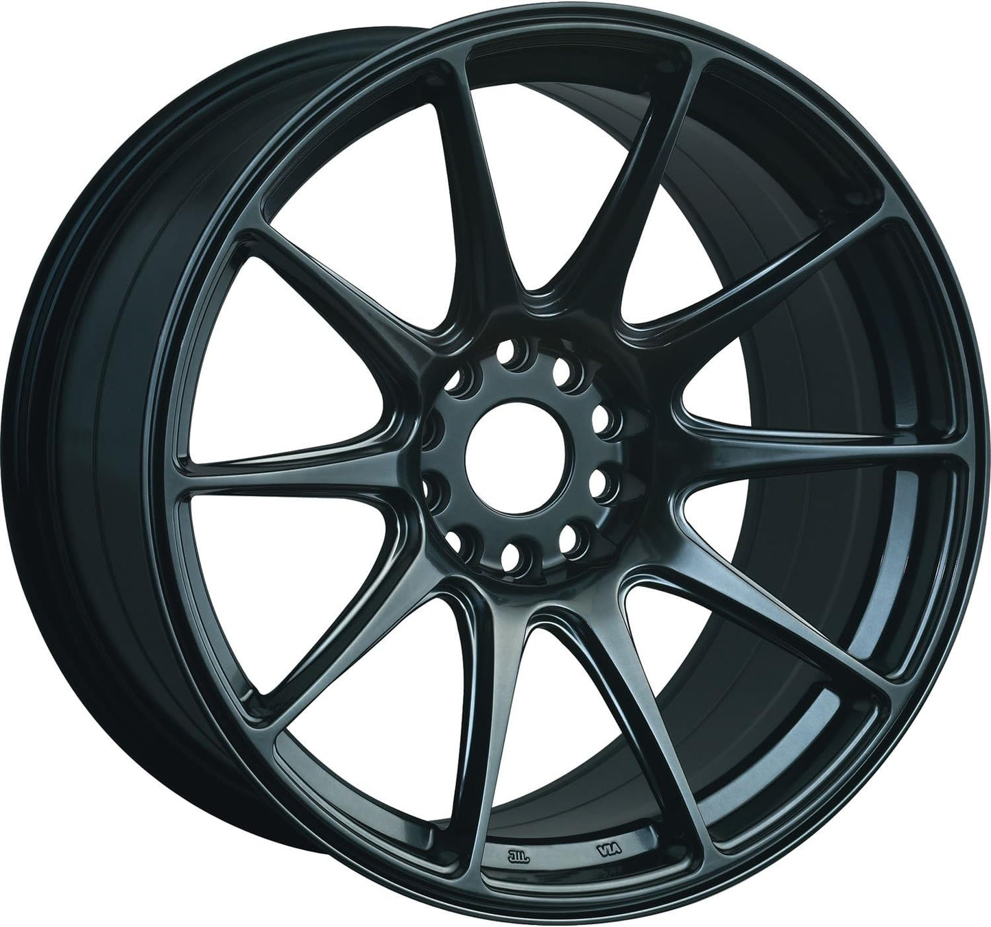 XXR Wheels 527 Chromium Black Wheel with Painted Finish (17 x 8.25 inches /5 x 100 mm, 35 mm Offset)
