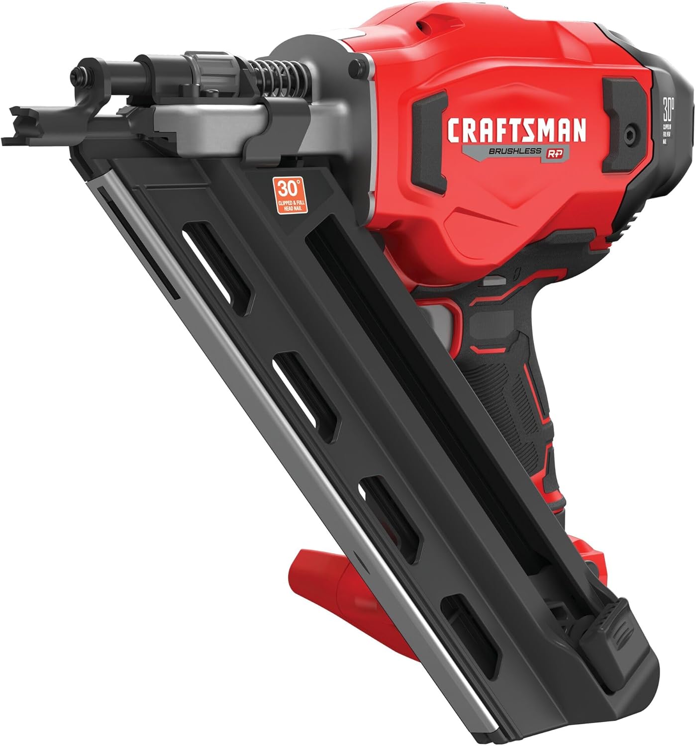 CRAFTSMAN V20 Brushless Cordless 30° Framing Nailer (Tool Only) (CMCN630PTB)