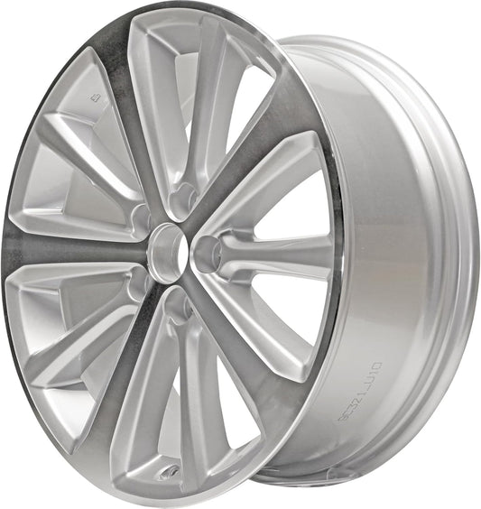 New 19x7.5 19-Inch Machined Silver Aluminum Alloy Wheel Rim Fits Toyota Highlander 2008-2013 ALY69548U10N