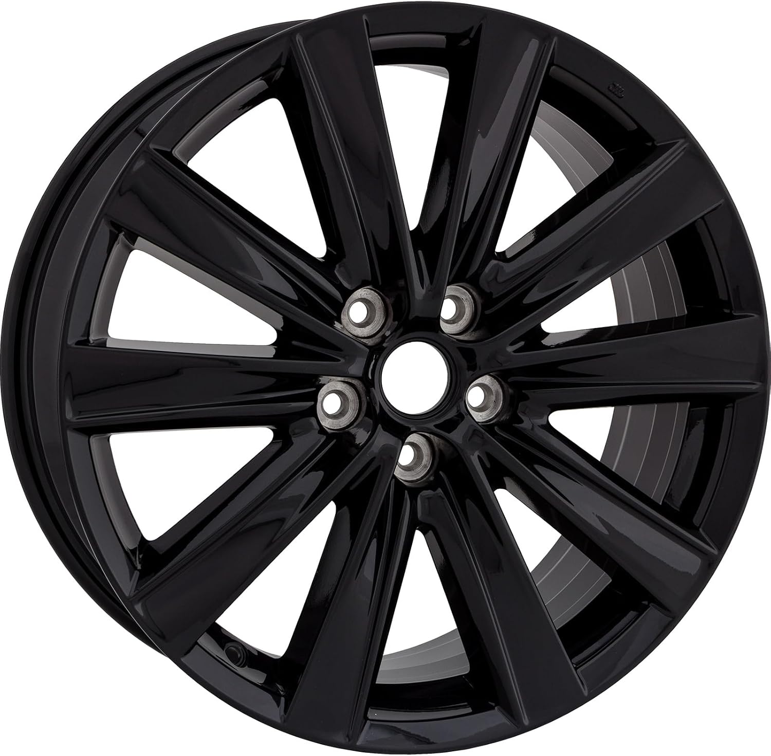 New 19x7.5" 19 Inch Gloss Black Aluminum Alloy Wheel Rim for Mazda 6 Carbon Edition 2021 | ALY64980U45N | Direct Fit - OE Stock Specs