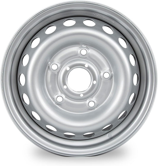New 16 inch single rims for Ford Transit 250 2015 2016 2017 2018 2019 2020 2021 2022 Painted silver 16x6.3 inch OEM Replacement Rims
