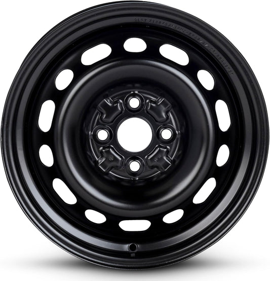 For 2011-2014 Mazda 2 15 Inch Painted Black Rim - OE Direct Replacement - Road Ready Car Wheel