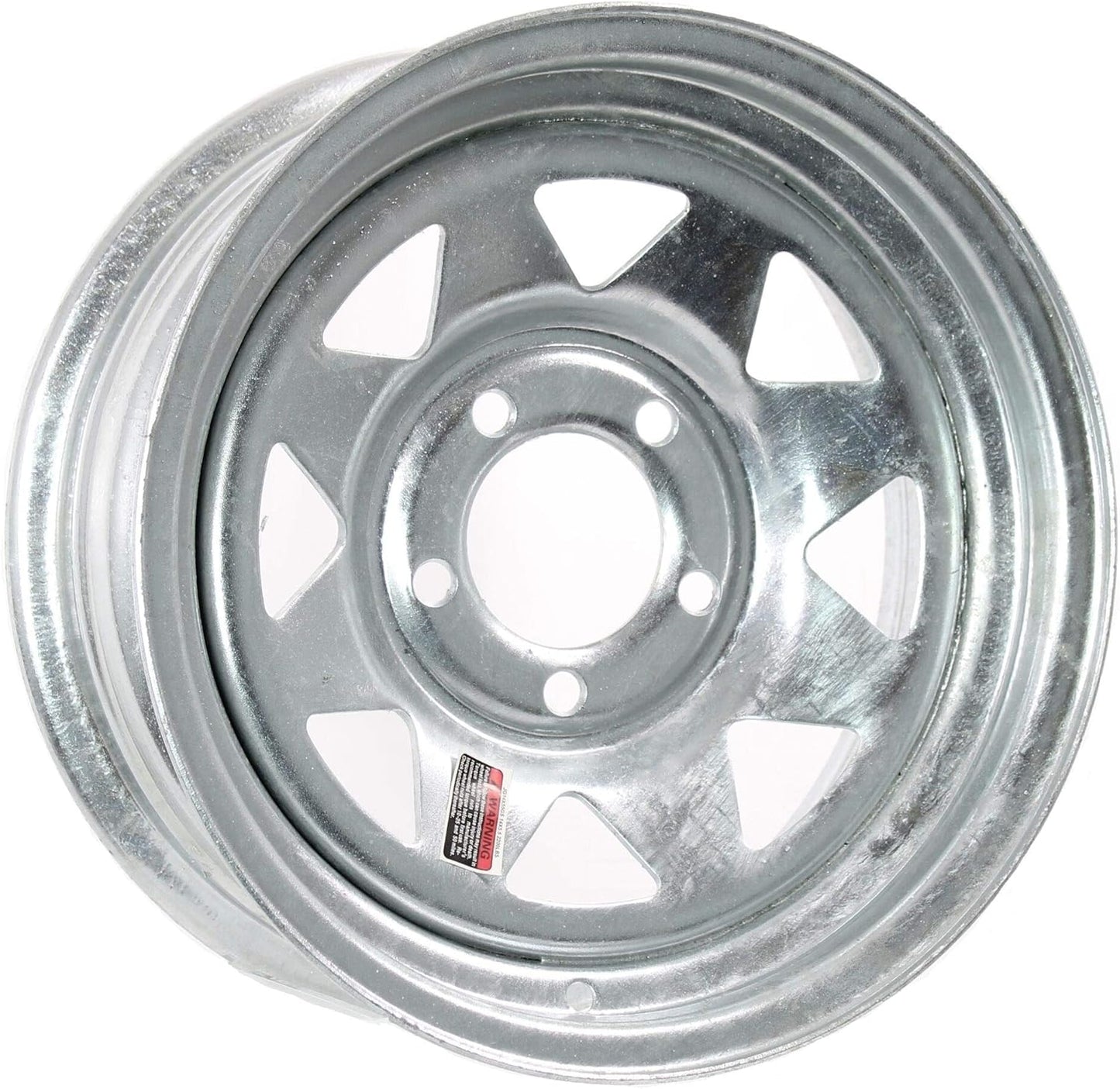 eCustomrim Trailer Rim Wheel 14 x 6" 14x6 5 Lug Hole Bolt Wheel Galvanized Spoke