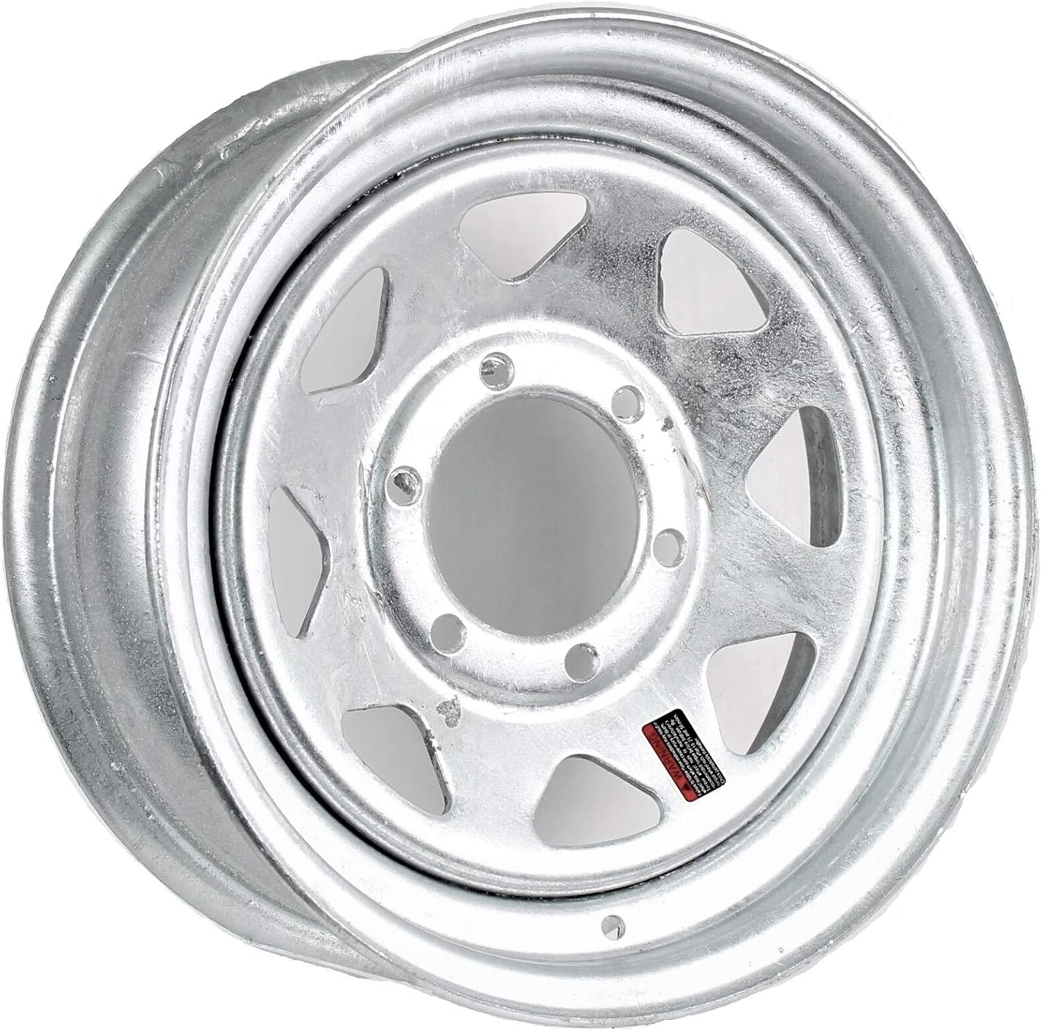 eCustomrim Trailer Rim Wheel 15" 15x6 6 Lug Wheel Galvanized Spoke