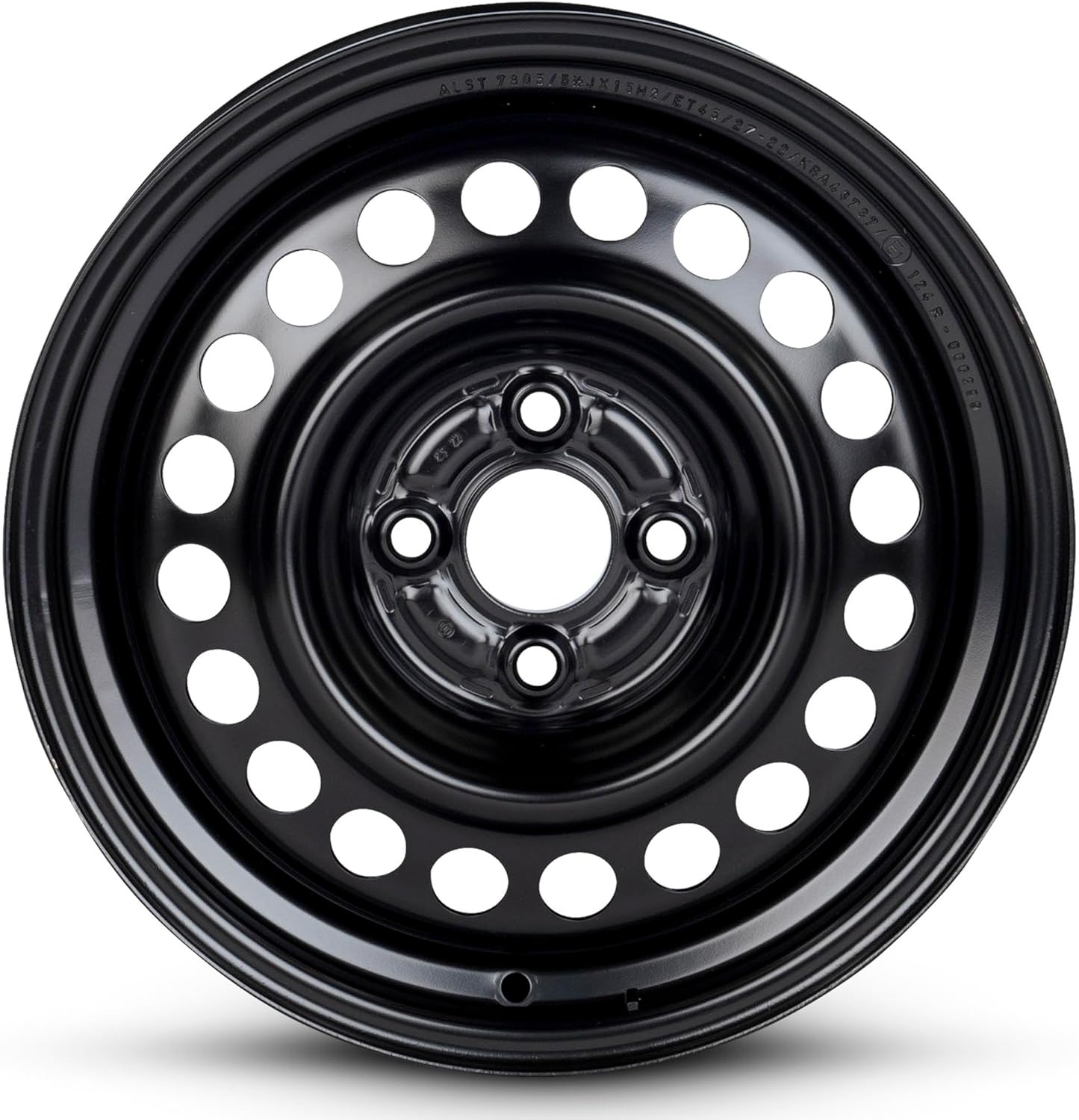 for 2010-2014 Honda Fit 15 Inch Painted Black Rim - OE Direct Replacement - Road Ready Car Wheel