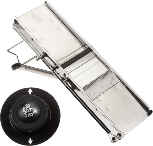 Bron Couke Bron Mandoline with Plastic Pusher and Blades
