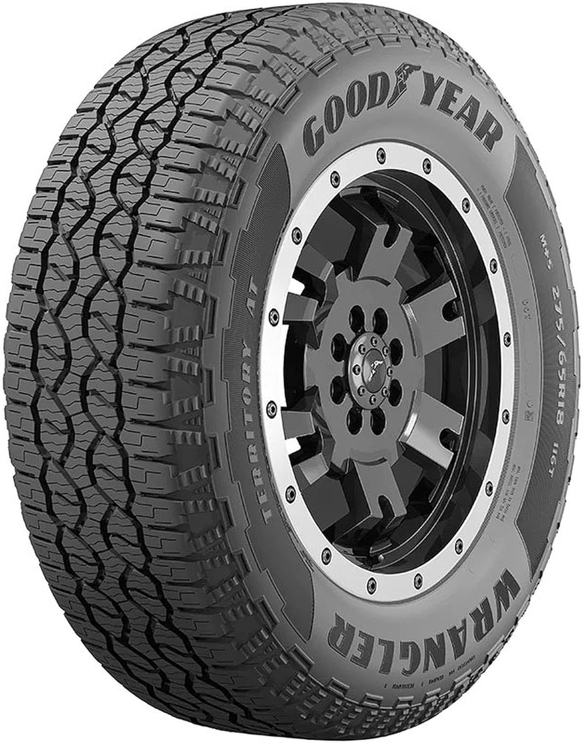 Goodyear Wrangler Territory A/T Truck/SUV All-Terrain Off-Road Radial Tire-265/65R18 265/65/18 265/65-18 114T Load Range SL 4-Ply Outlined White Letters