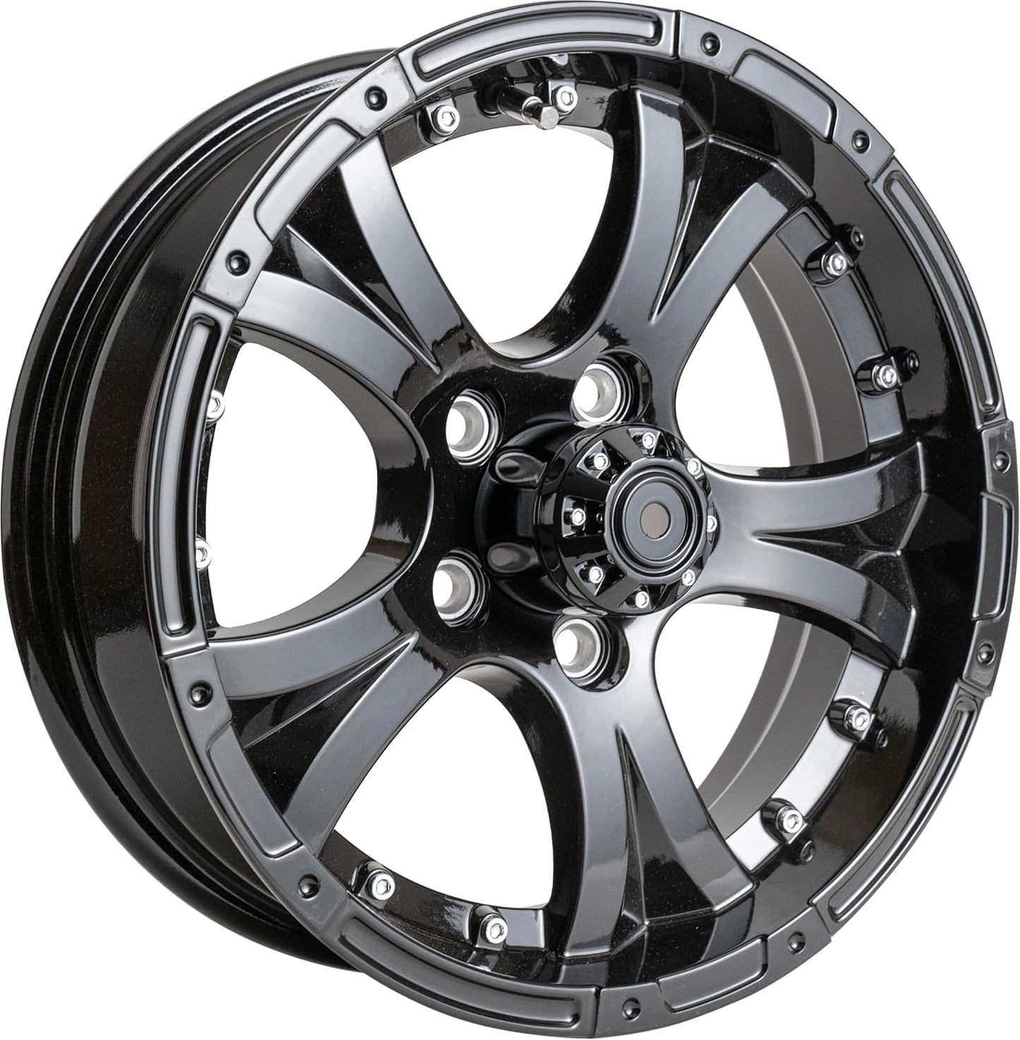 Viking Series Aluminum Trailer Wheel - 15x5 5x4.5 BFPB 0 OS 2150 LCC