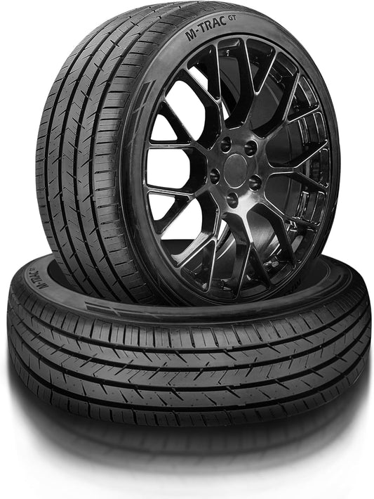 Mastertrack M-TRAC GT Ultra High-Performance All-Season Tire Set (2 Tires) 235\/40ZR19 96W XL | 5-Year Warranty + Road Hazard Protection | Dual Tread Design for Sports Cars & Luxury Sedans[TIRE ONLY]