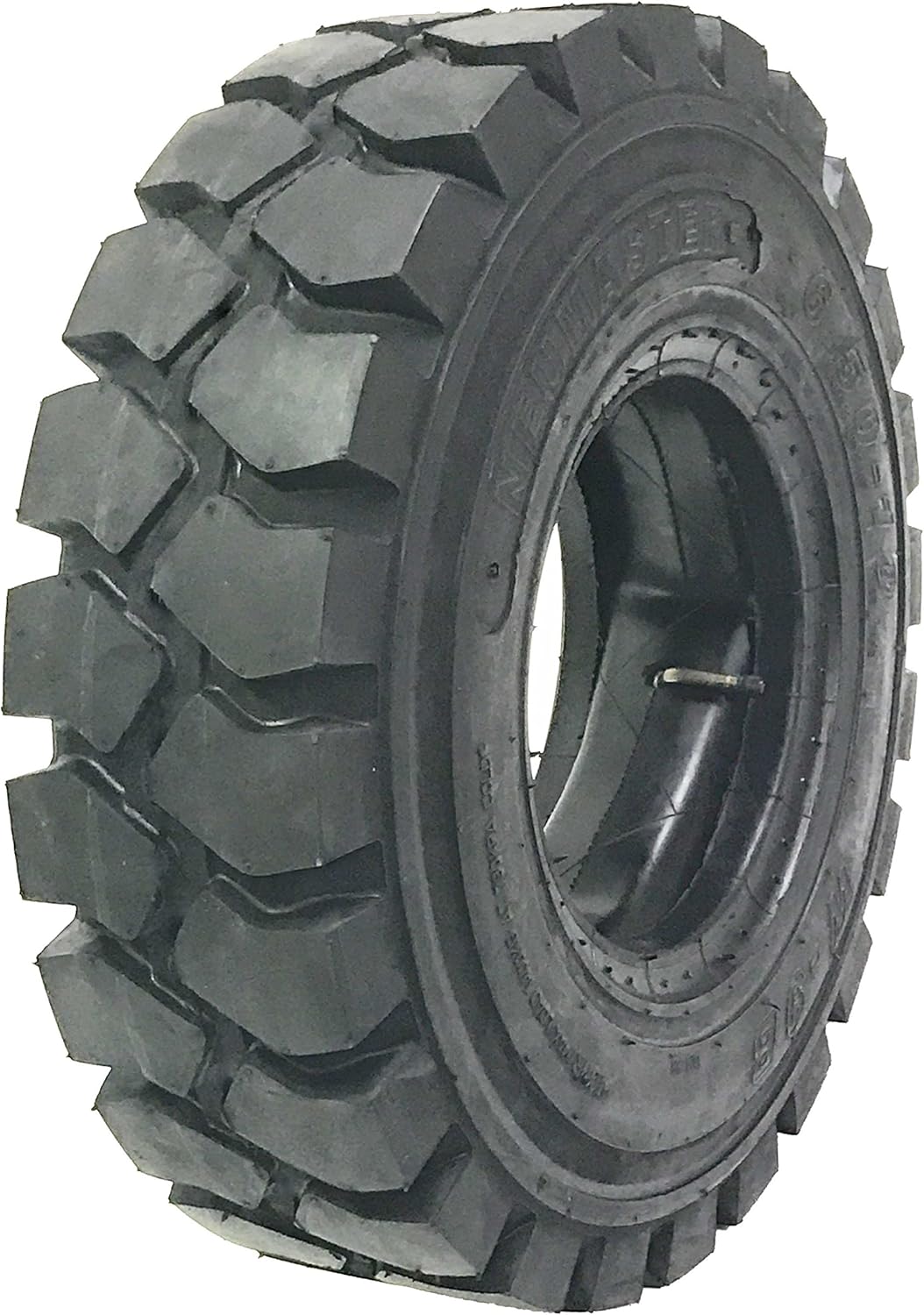 One New ZEEMAX HD 6.50-10 /10TT Forklift Tire w/Tube & Flap & Rim Guard