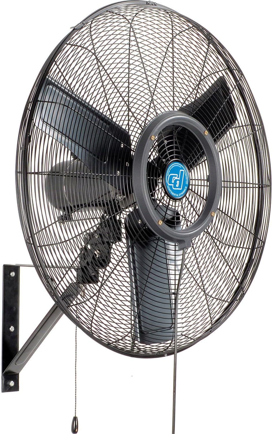 Continental Dynamics 30" Wall Mounted Misting Fan, Outdoor Rated, Oscillating, 7204 CFM, 1/7 HP