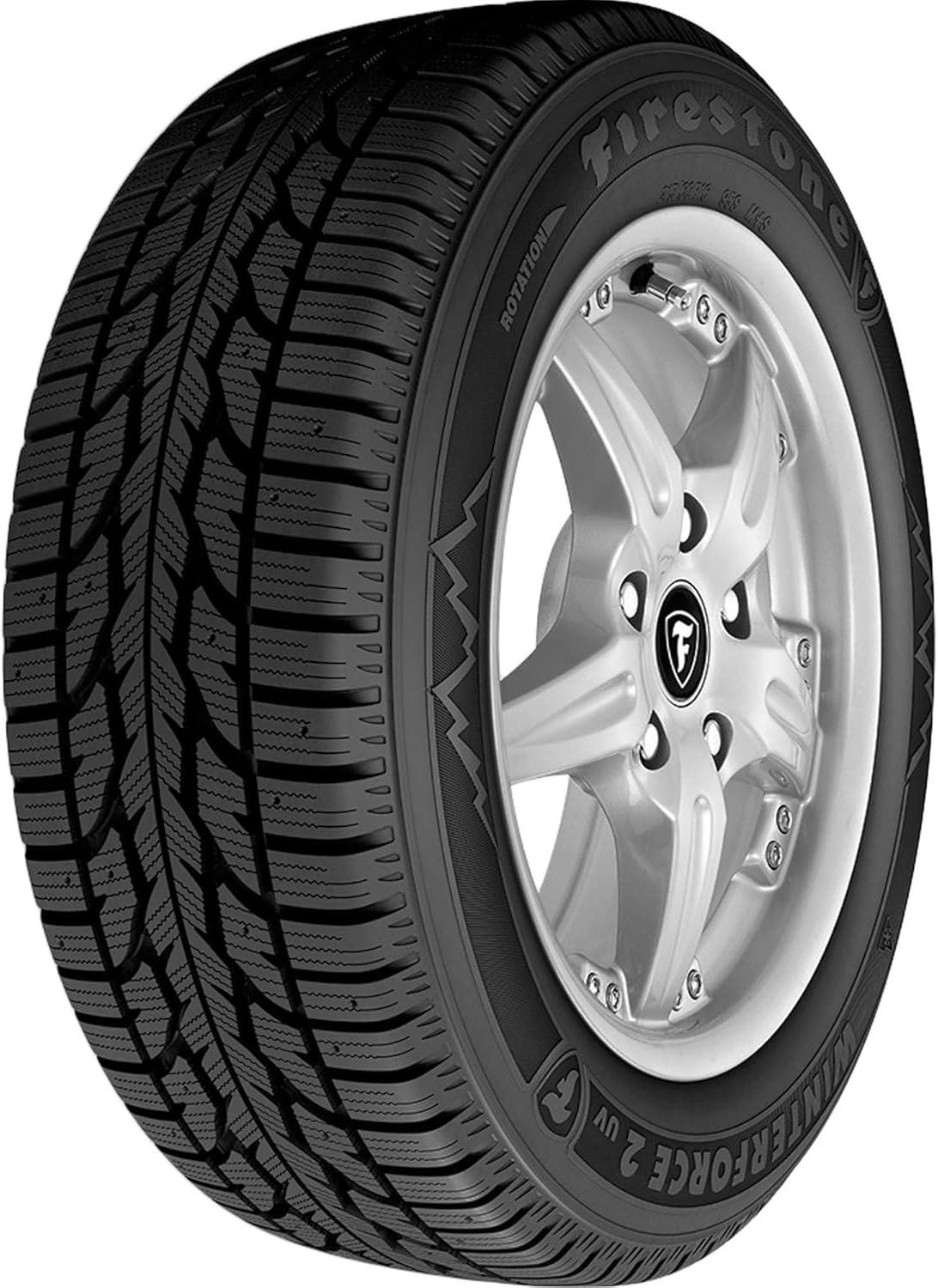 Firestone Winterforce 2 UV Studdable Winter/Snow Tire P235/75R15 108 S Extra Load