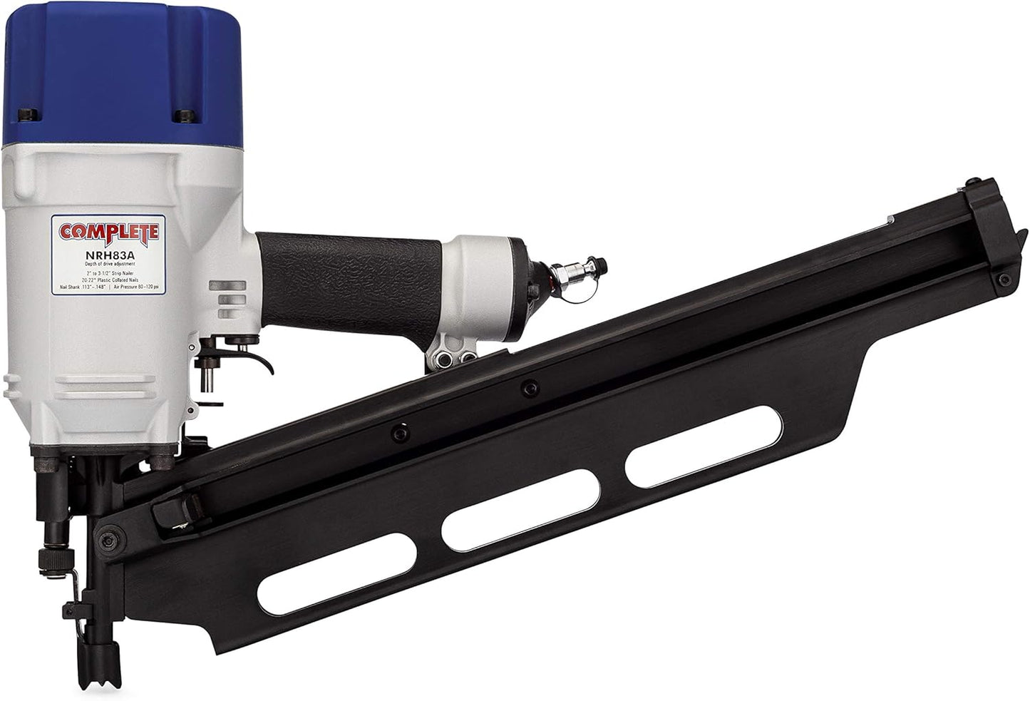 Complete NRH83A 21 Degree Framing Nailer 2" to 3-1\/2" adjustable depth of drive SIM NR83A5 NR83A3 NR83A, suitable for Framing, Decking, Trusses and Sub-Floor