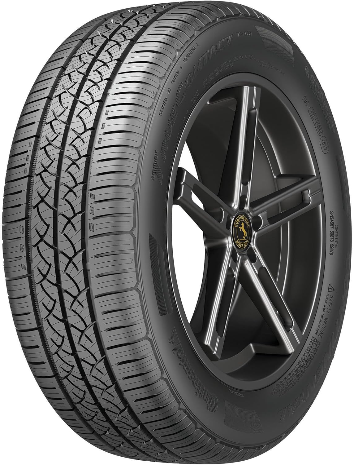 Continental TrueContact Tour All-Season Radial Tire-215/55R17 94T