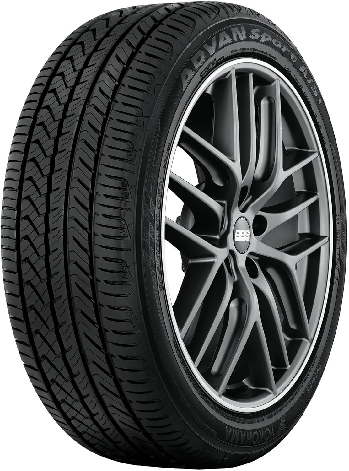 Yokohama ADVAN SPORT AS+ 245/35R18 92Y XL ALL-SEASON ULTRA-HIGH PERFORMANCE TIRE