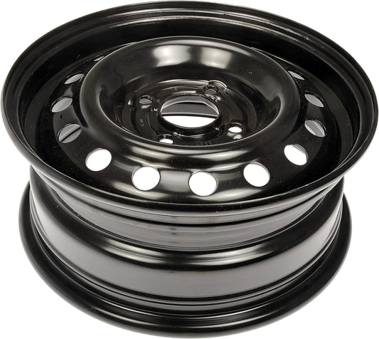 Dorman 939-111 15 X 6 In. Steel Wheel Compatible with Select Nissan Models, Black