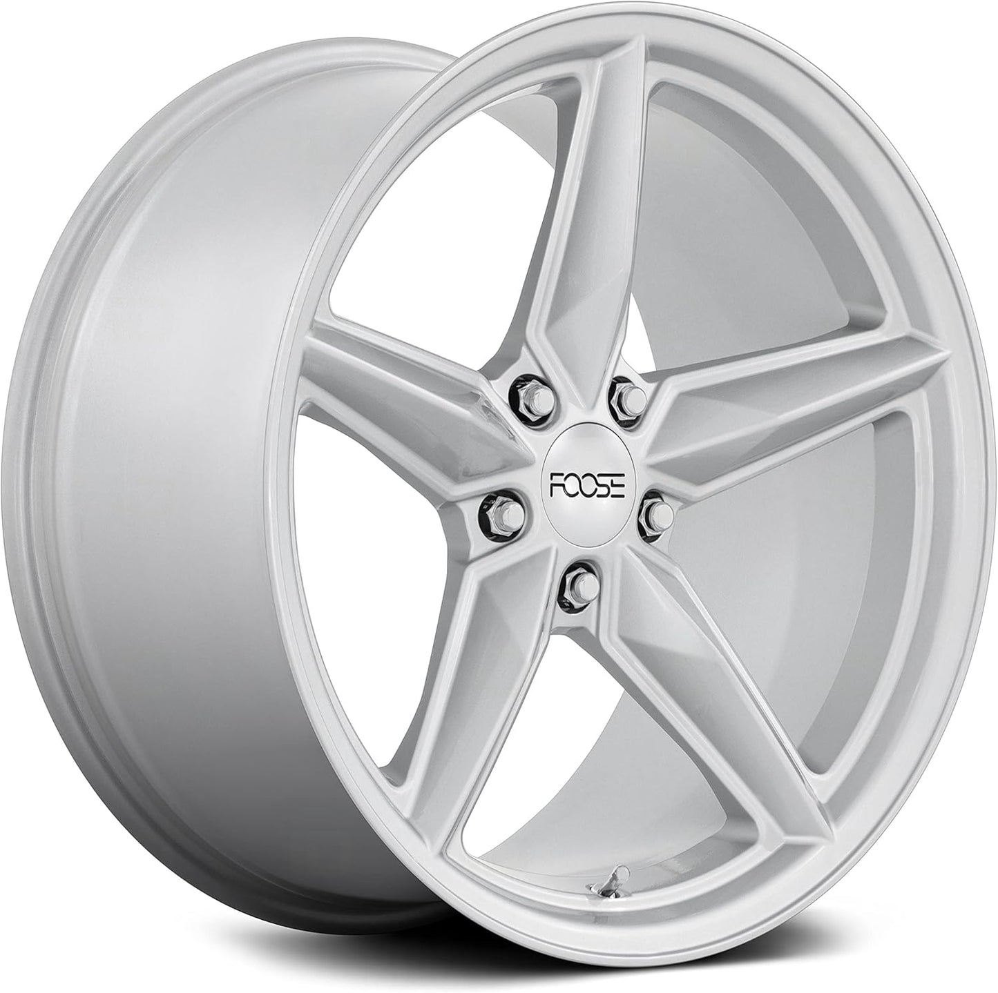 Foose 19x11 F174 CF8 Gloss Silver Wheel 5x120 (43mm)