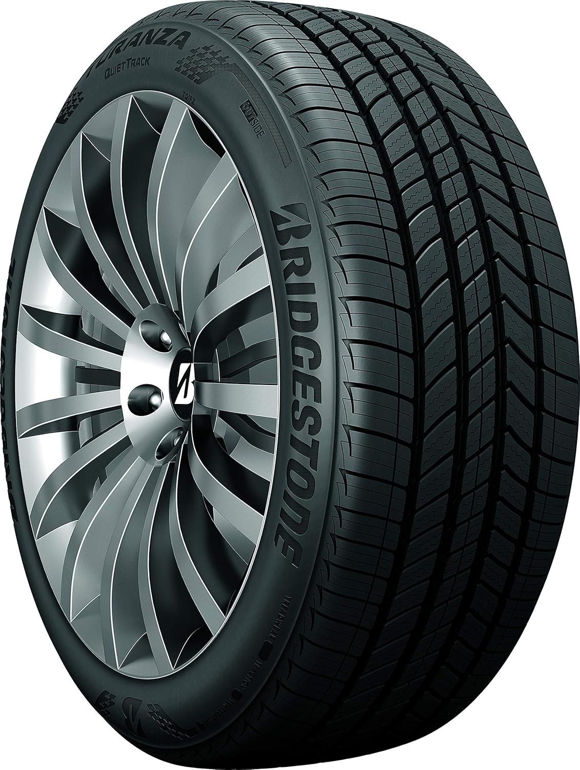 Bridgestone Turanza QuietTrack All-Season Touring Tire 205/50R17 93 V Extra Load