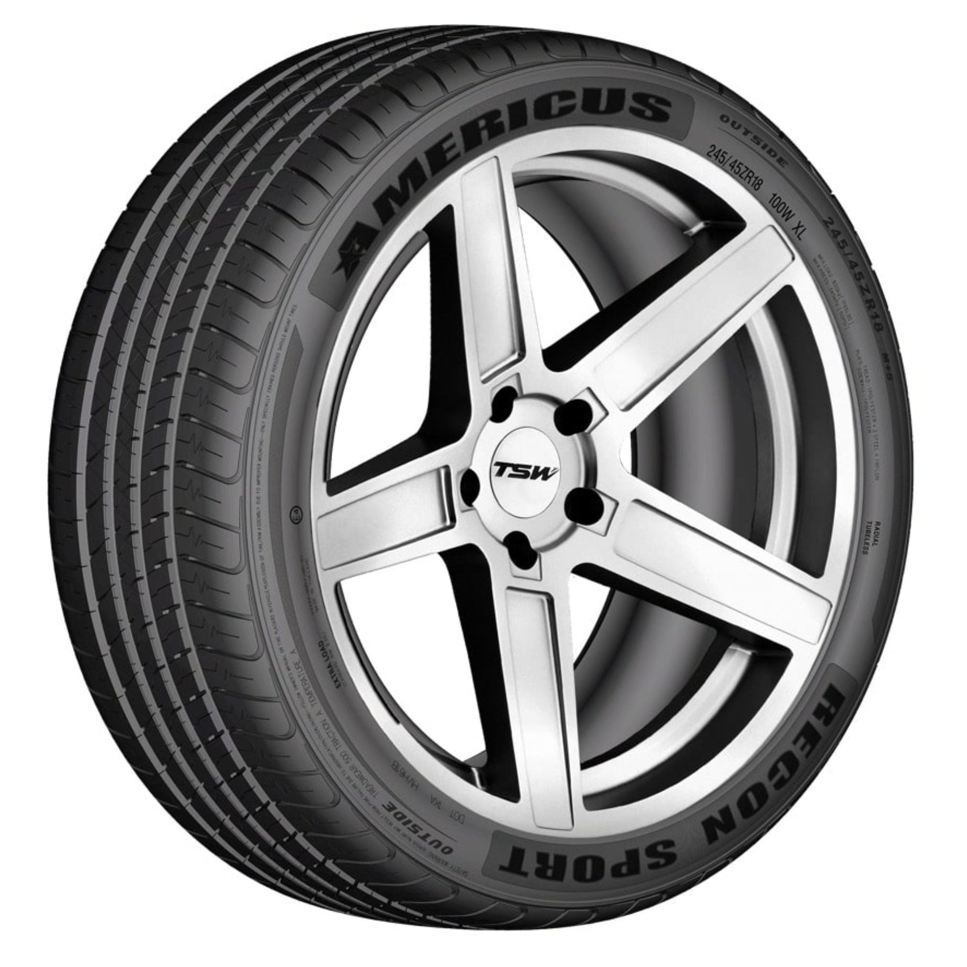 Americus Recon Sport UHP 245/45ZR18 100W XL Passenger Tire