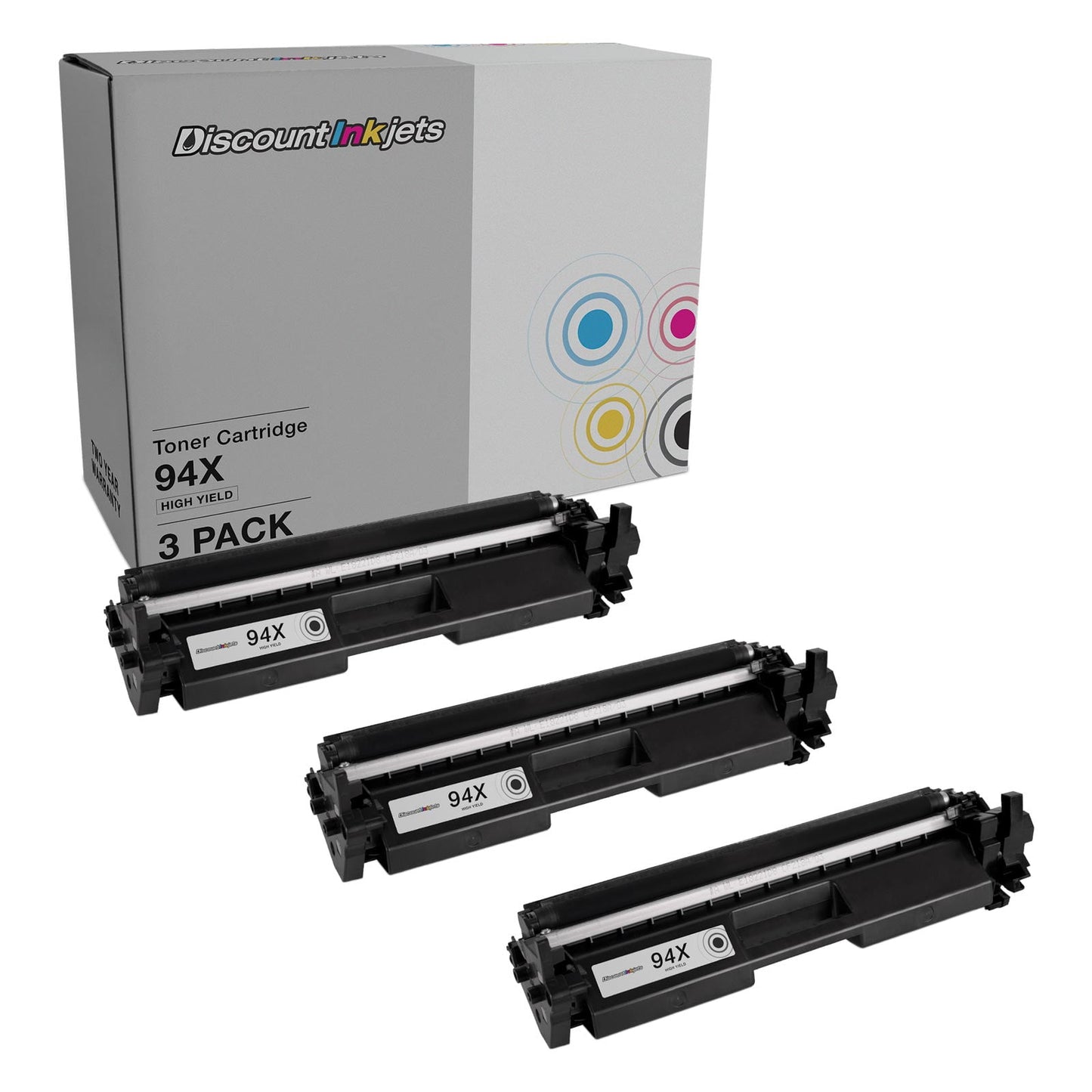 DI Compatible Ink Cartridges Replacements for 94X CF294X 3pk Black Compatible Model: HP LaserJet Pro: M118dw, M148dw, M148fdw
