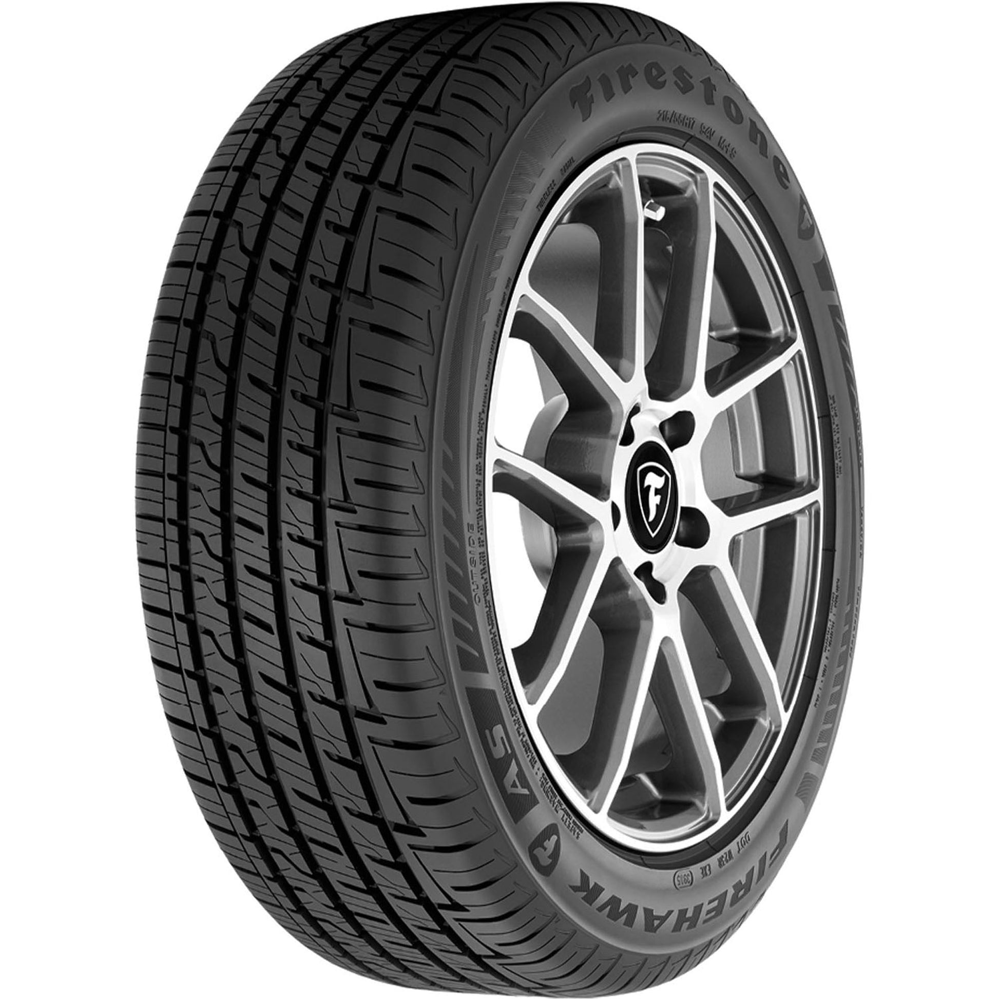 Firestone FireHawk A/S V2 All Season 205/50R17 93V XL Passenger Tire Fits: 2017-19 Nissan Sentra SR Turbo, 2013-16 Nissan Sentra SR