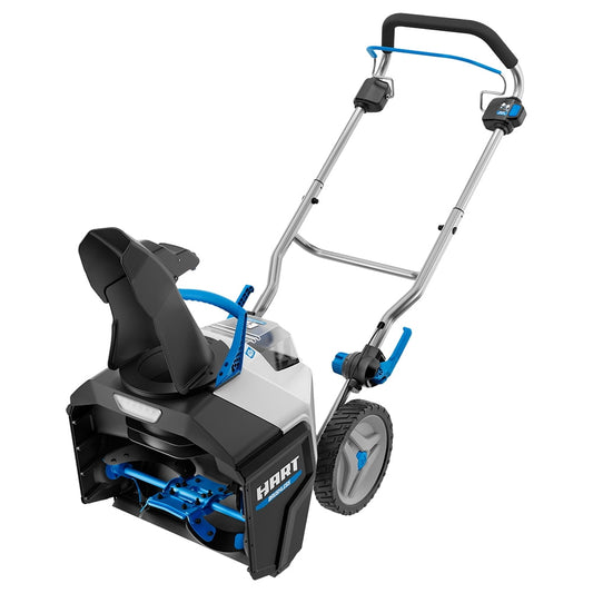 HART 40-Volt 18-inch Battery-Powered Brushless Snow Blower Kit, (1) 6.0Ah Lithium-Ion Battery