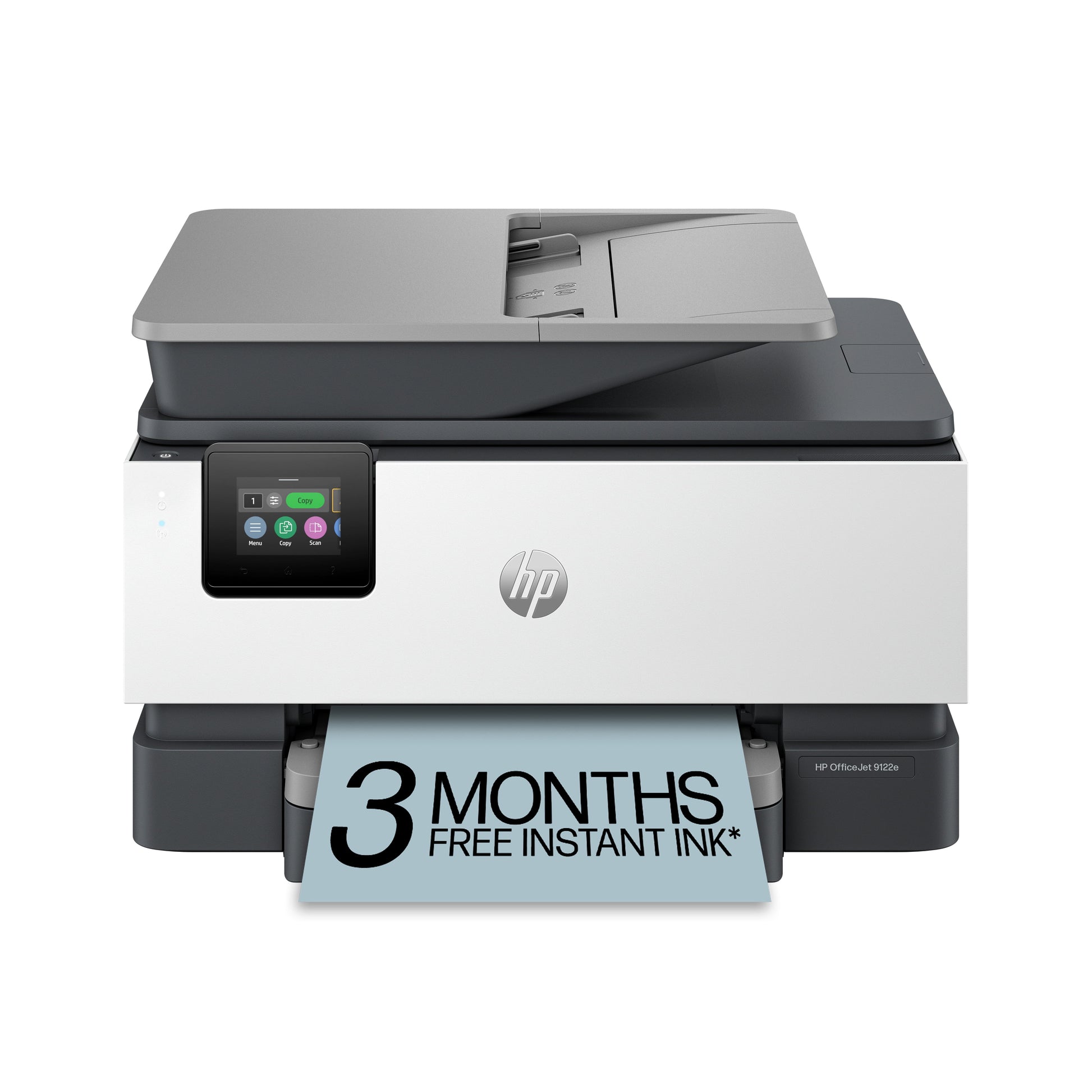 HP OfficeJet 9122e Wireless All-in-One Color Inkjet Printer, Scanner, Copier, Fax, ADF, 3 months Instant Ink