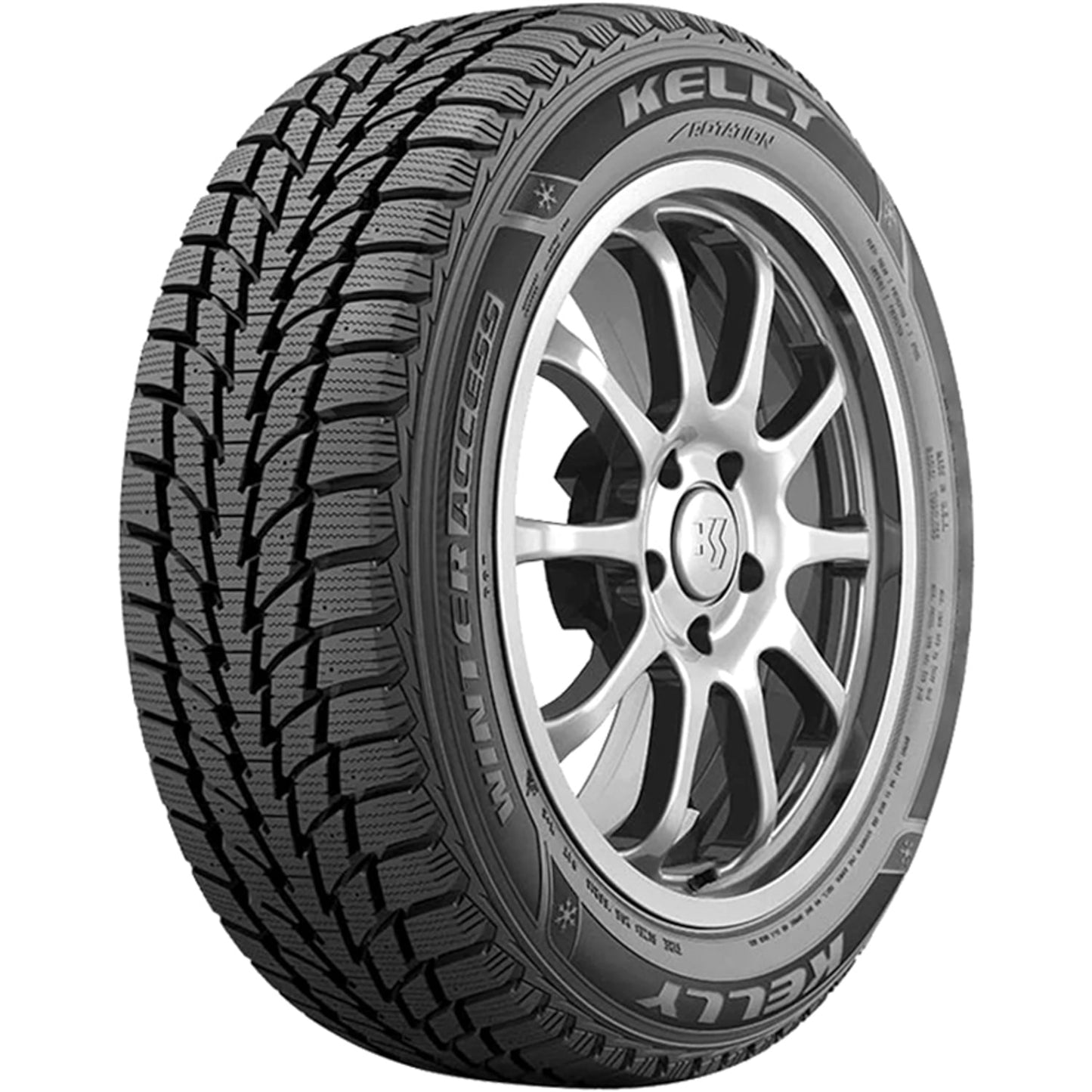 Kelly Winter Access 215/55R16 97T XL Snow Tire Fits: 2013-18 Ford Focus SE, 2016-18 Honda Civic LX-P