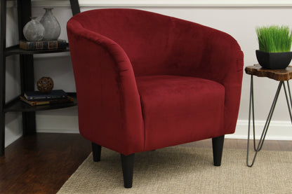 Mainstays Microfiber Tub Accent Chair, Dove Gray