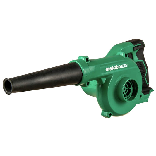 Metabo HPT 18V MultiVolt Cordless Li-Ion Compact Blower | Tool Only - No Battery | Variable Speed | 3 Speed Selector to Reduce Fatigue | 124 CFM | 213 MPH | Lifetime Tool Warranty | RB18DCQ4