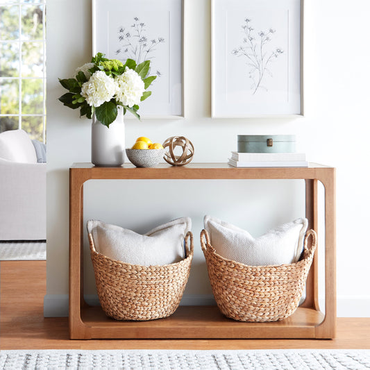 My Texas House Haven Console Table, Warm Brown