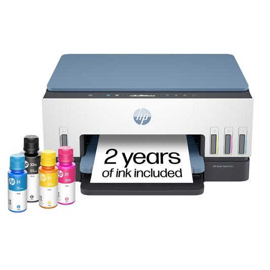 HP Smart Tank 6002 Wireless All-in-One Ink Tank Printer with up to 2 years of ink included