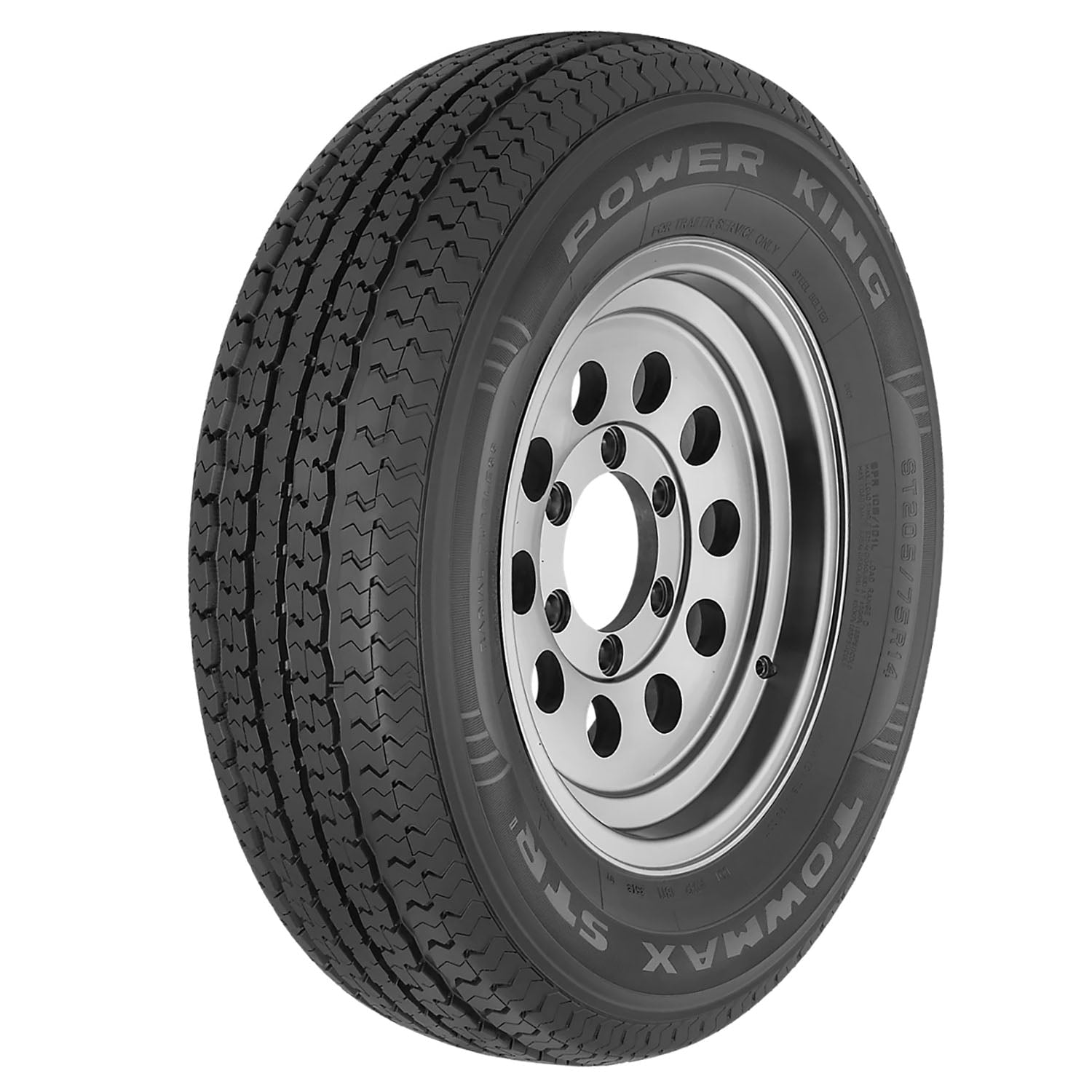 Power King Towmax STR II ST205/75R15 107L D Trailer Tire
