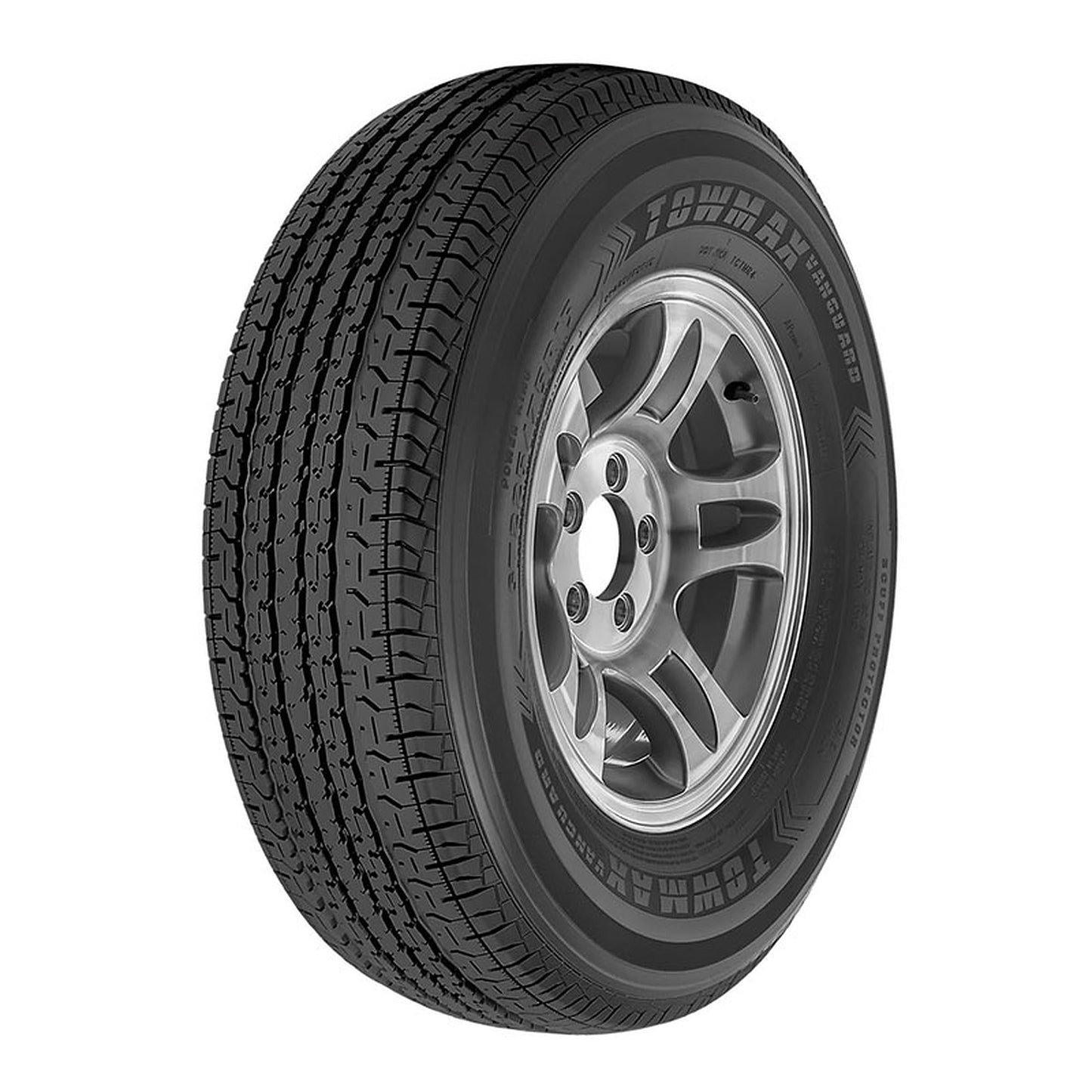 Power King Towmax Vanguard ST225/75R15 117/112N E Trailer Tire
