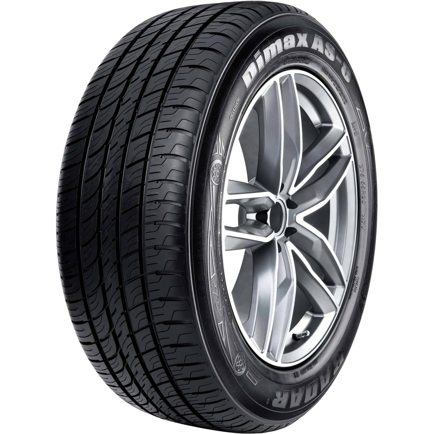 Radar Dimax AS-8 225/45 18 Tire Fits: 2011-15 Chevrolet Cruze LTZ, 2012 Toyota Camry XLE