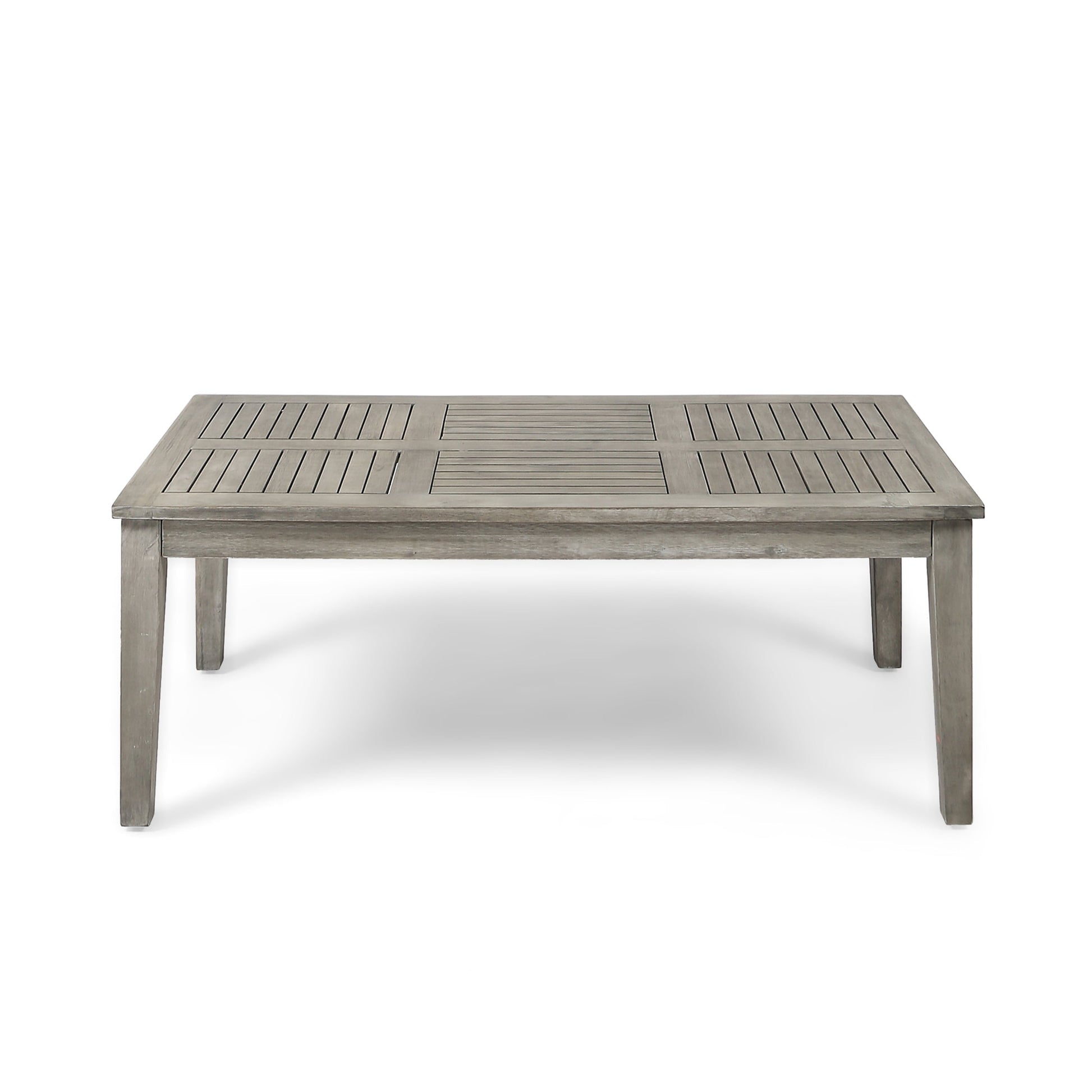 Sewell Acacia Wood Outdoor Coffee Table, Light Gray