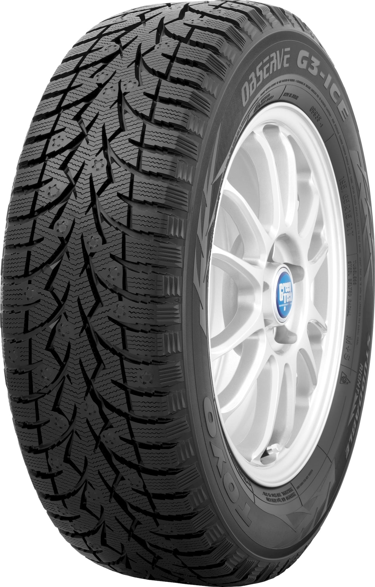 TOYO OBSERVE G3-ICE 215/55R18 99T XL BW ALL SEASON TIRE Fits: 2019-20 Buick Encore Essence, 2007-09 Dodge Caliber R/T
