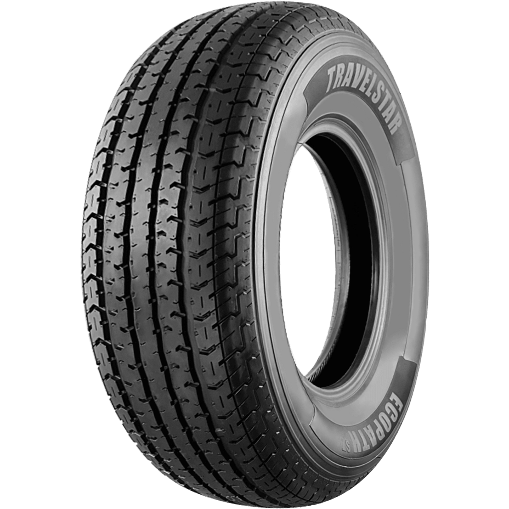 Travelstar Ecopath ST ST205/75R14 8 Ply 105M Load D Radial Trailer Tire - ST 205/75R14(Tire Only)
