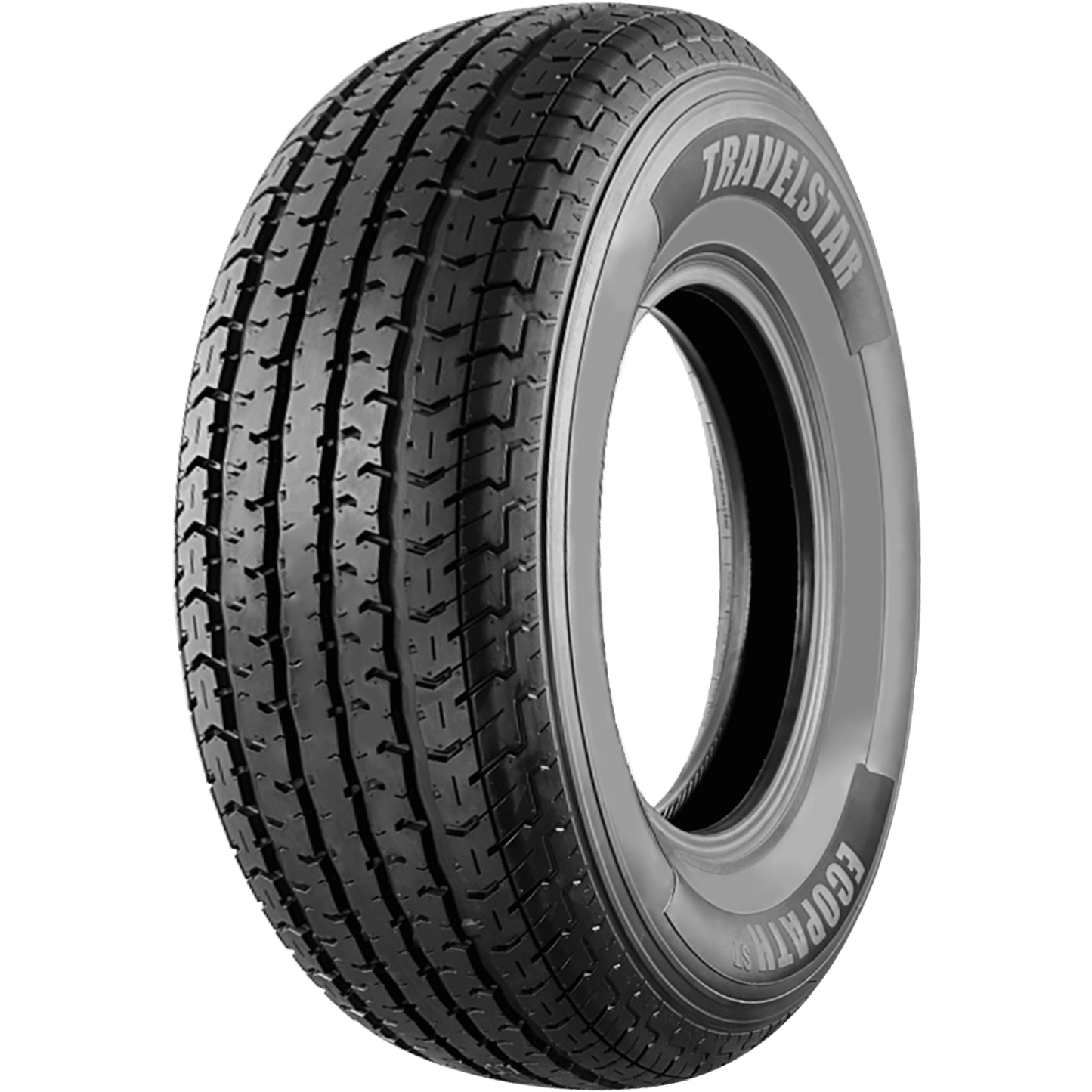 Travelstar Ecopath ST ST235/80R16 10 Ply 124M Load E Radial Trailer Tire - ST 235/80R16(Tire Only)