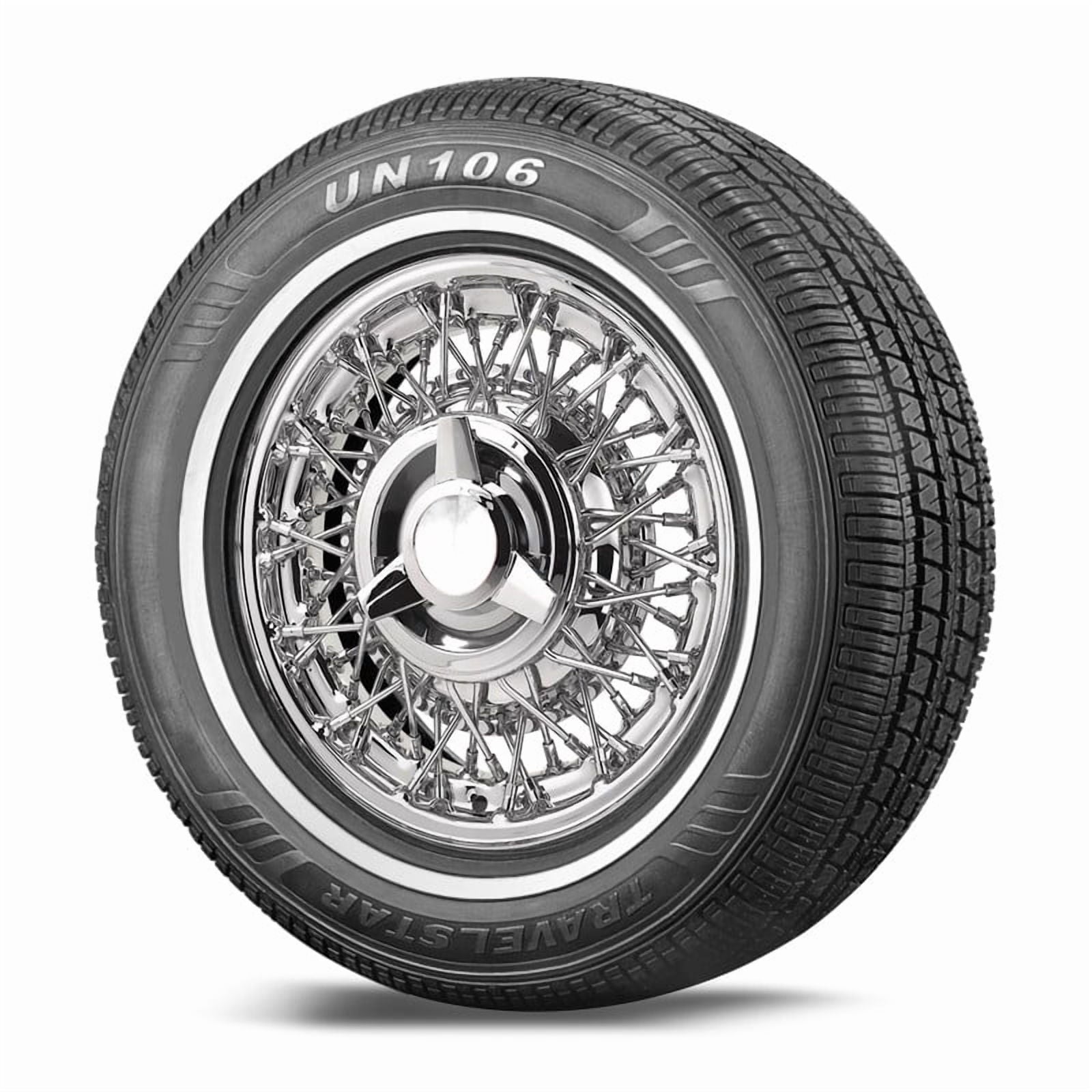 Travelstar UN106 All Season Tire 215/70R15 98T Passenger Tire 215/70/15,White Wall 18mm(Tire Only)
