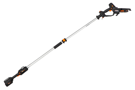 WEN 20V Max Cordless 2-in-1 6-Inch Chainsaw and Pole Saw with 12.3-Foot Reach, 4Ah Battery and Charger
