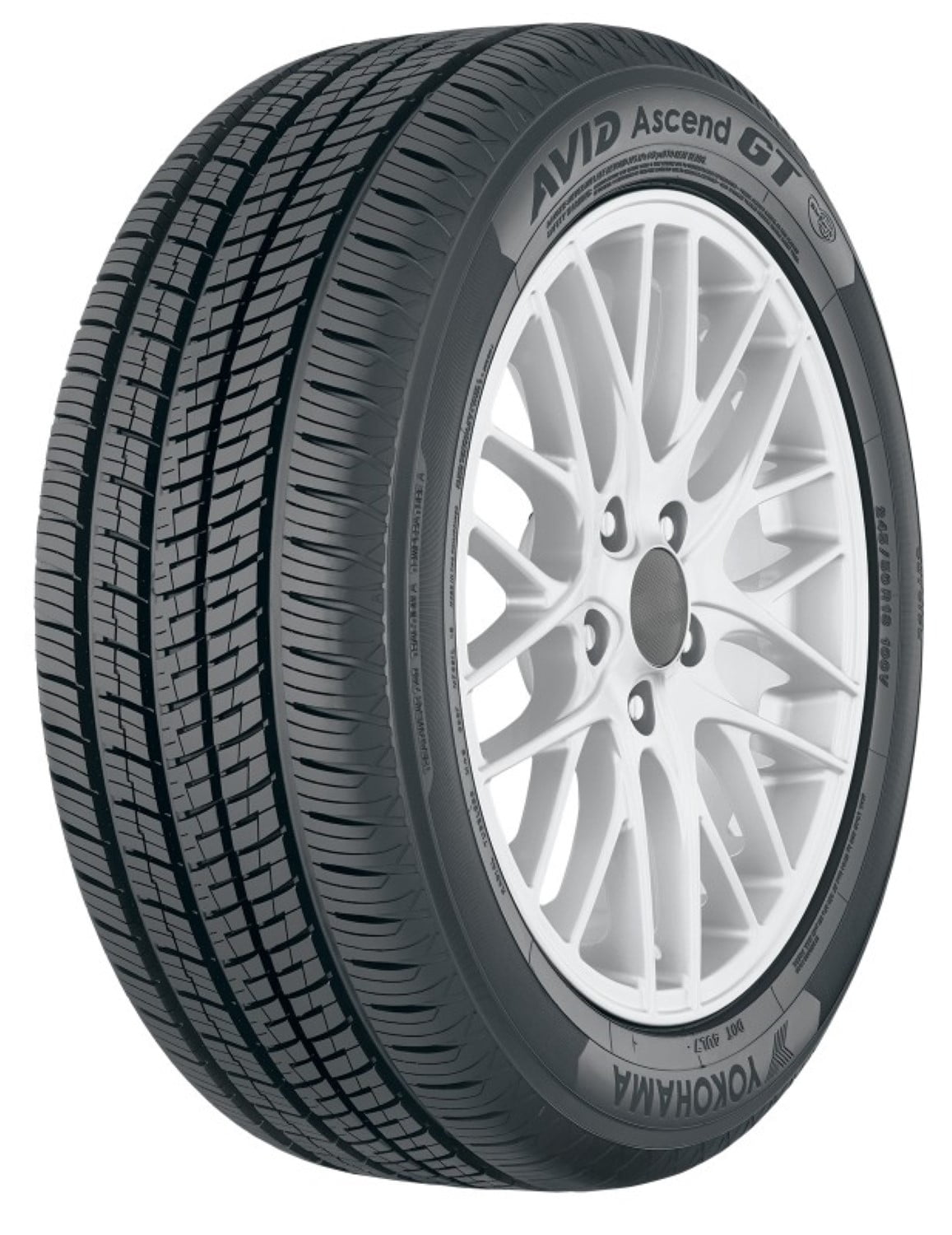 Yokohama Avid Ascend GT All Season 195/50R16 84V Passenger Tire Fits: 2015-16 Hyundai Accent Sport, 2017 Hyundai Accent Value Edition