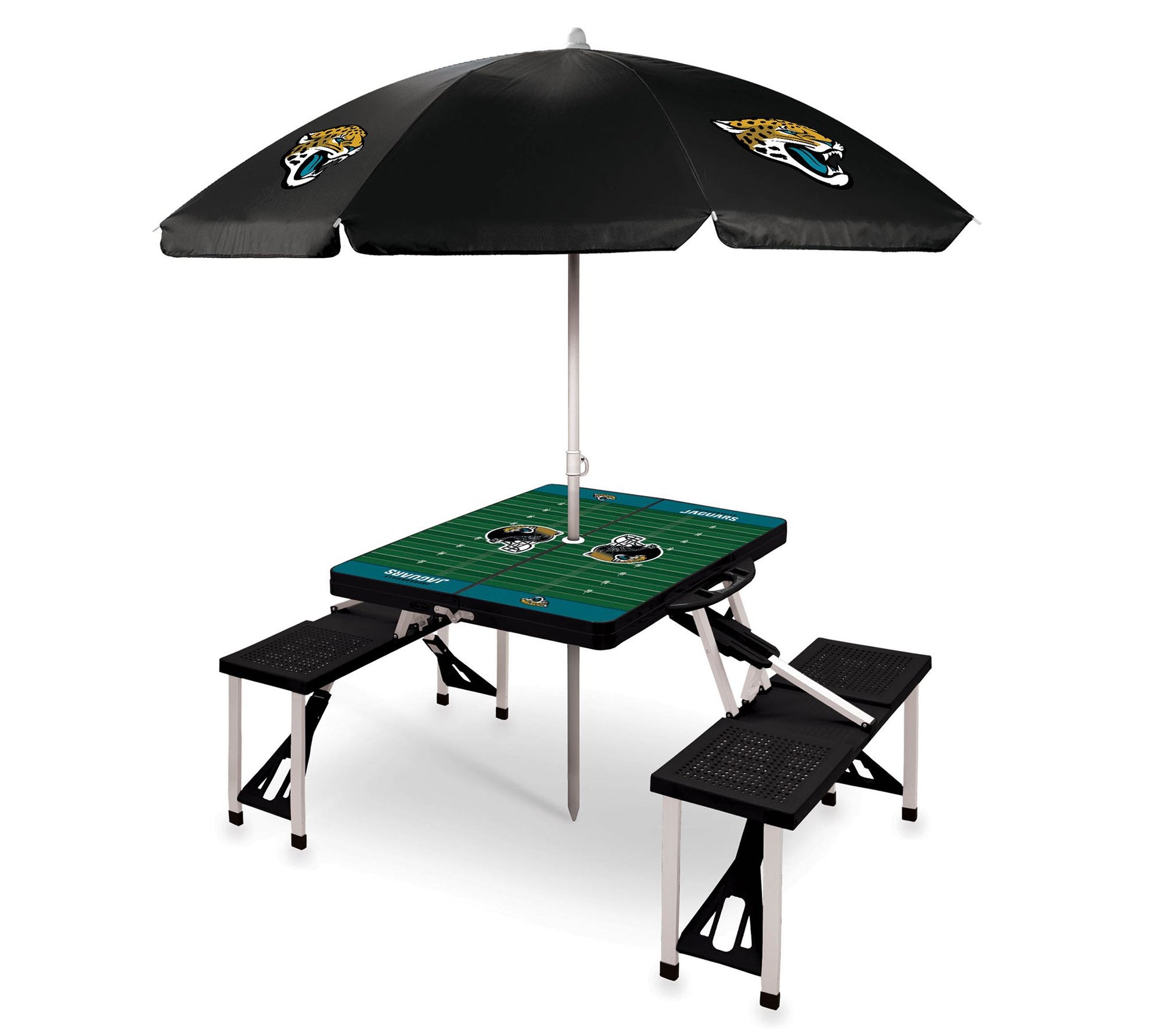Picnic Time NFL Portable Picnic Table with Umbrlla