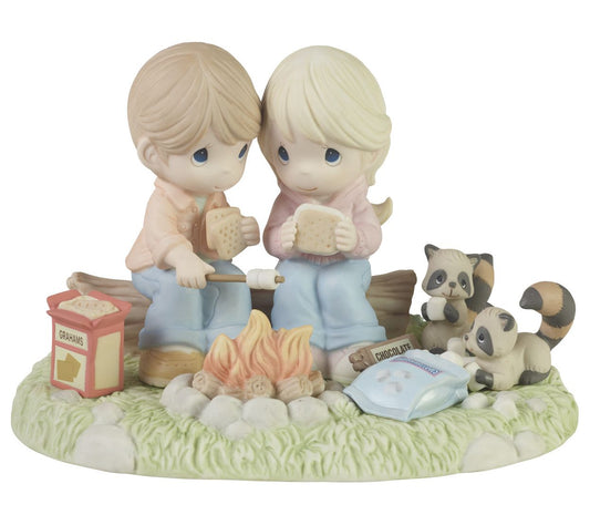 Precious Moments Making S'more Memories With LTD Figurine