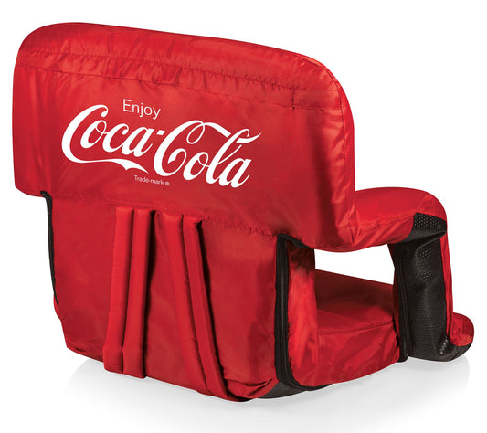 Picnic Time Coca-Cola Ventura Portable Reclining Stadium Seat