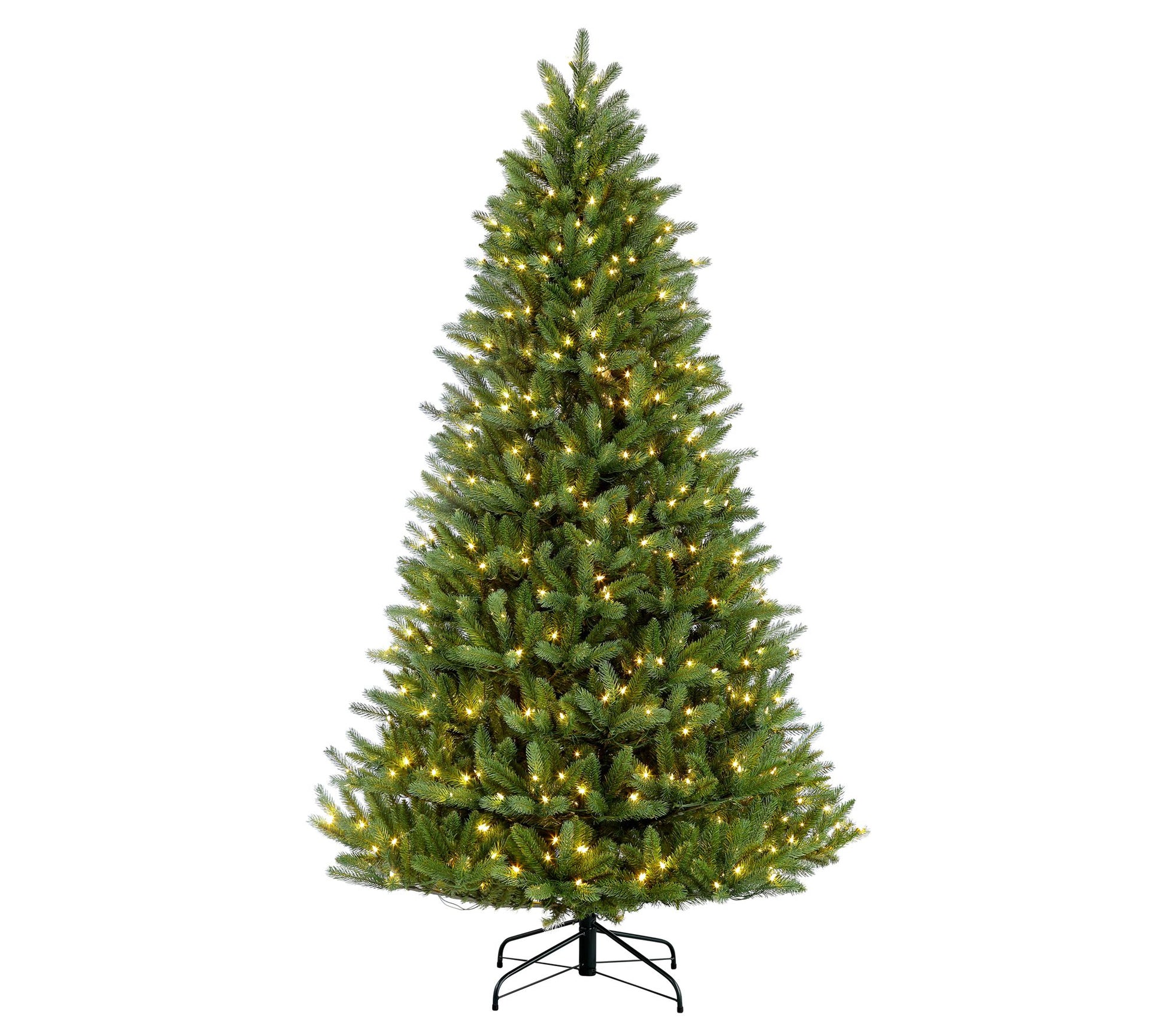 Puleo 6.5' Pre-Lit Glacier Fir Artificial Chrismas Tree