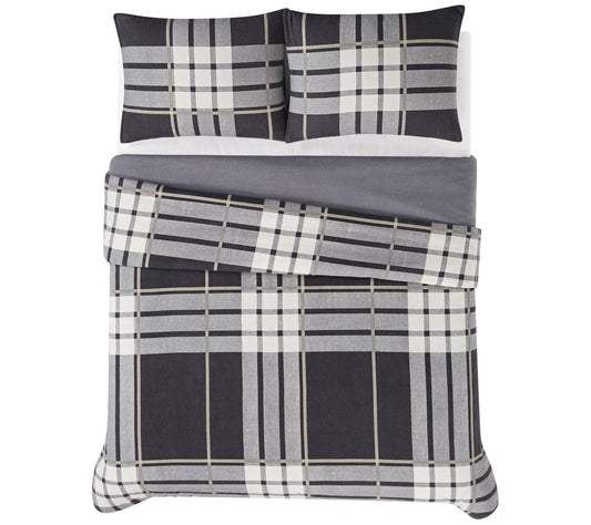 Truly Soft Milo Plaid King 3 Piece Flannel Comforter Set