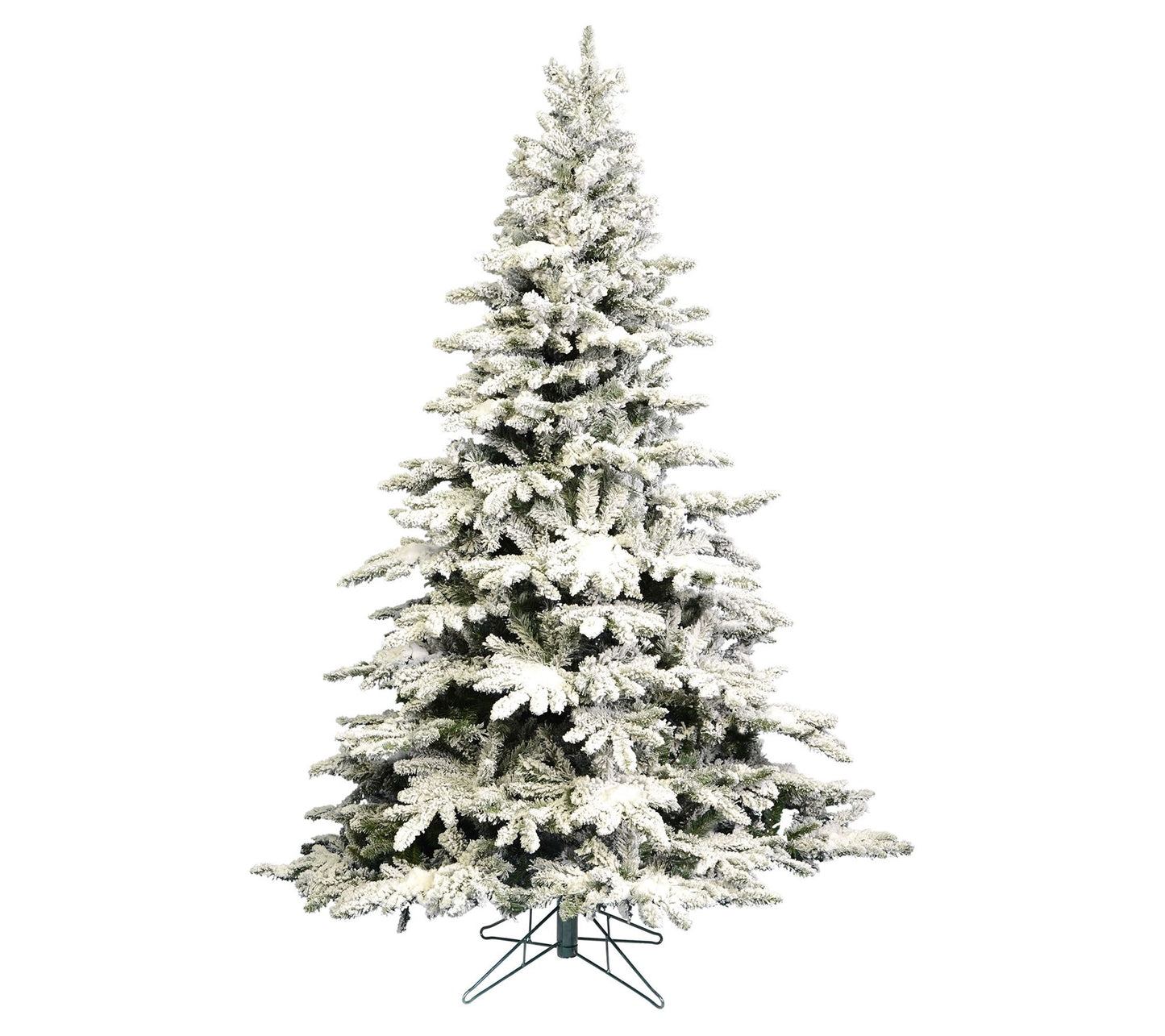 Vickerman 7.5' Flocked Utica Fir Artificial Chrstmas Tree, U