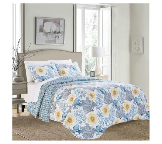 Monterey Mist Twin Bedspread by Valerie