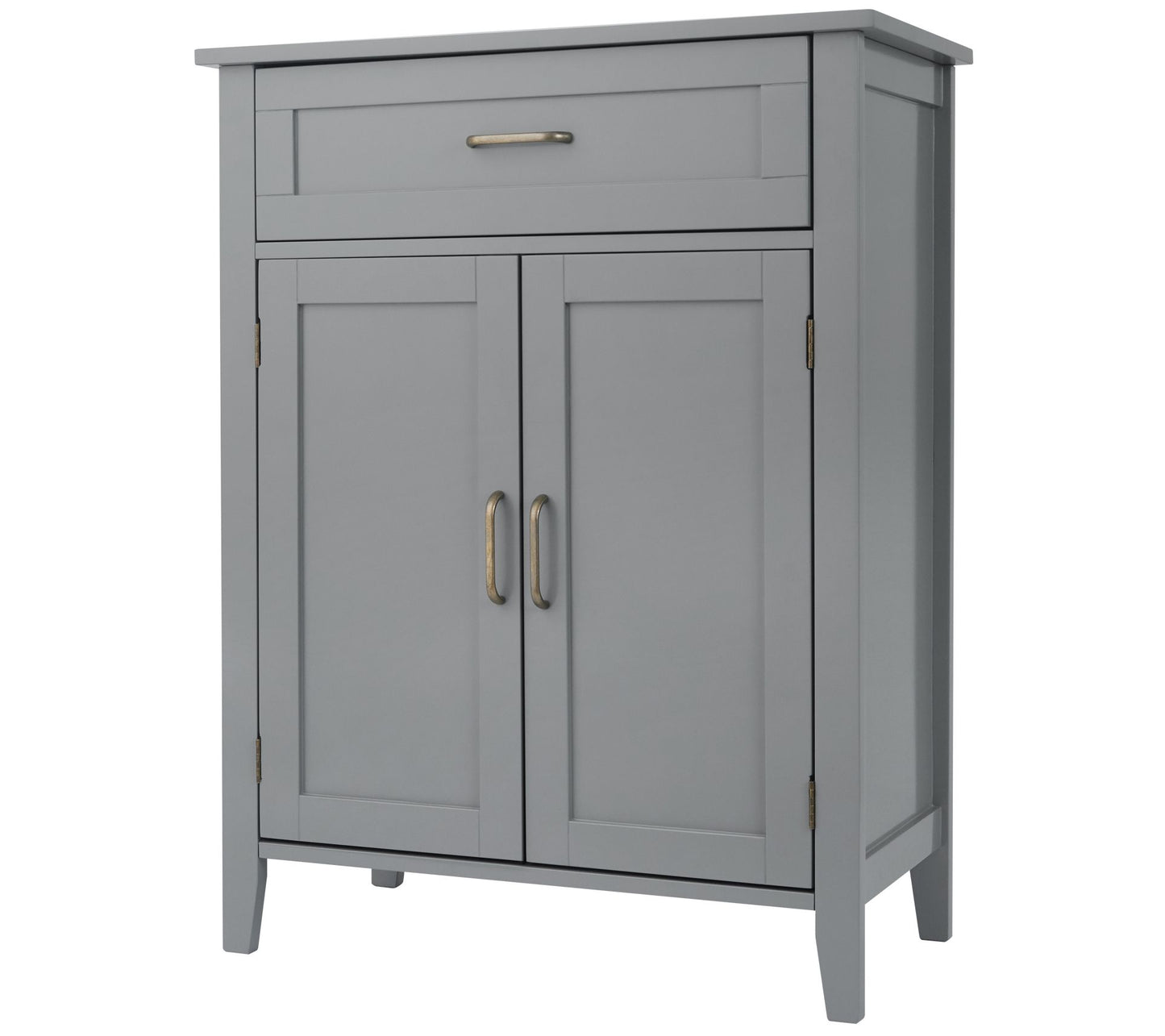 Mercer Mid-Century Modern Wooden Floor Storage binet